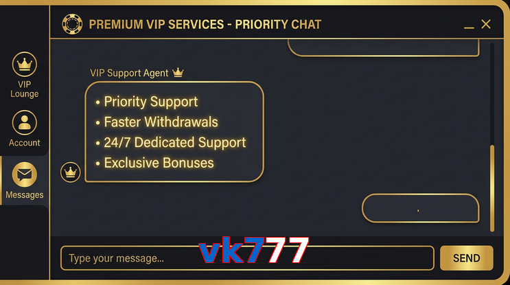 Payment and PKR controls in Vk777